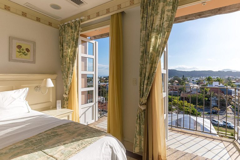 Studio em Jurerê resort com melhor vista mar ILC3413 Seazone