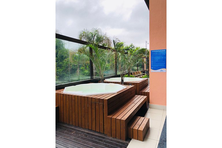 Apartamento en Jurerê mejor resort vista mar JBV242 Seazone