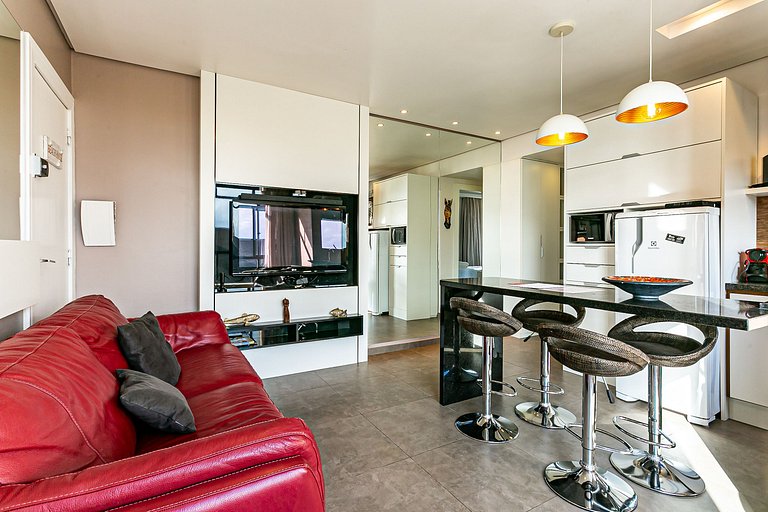 Apartamento en Jurerê espectacular vista mar JBM202 Seazone