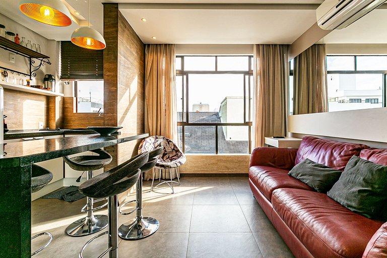 Apartamento em Jurerê espetacular vista mar JBM202 Seazone