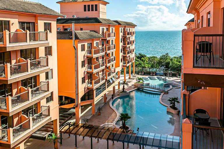 Studio em Jurerê suíte com linda vista resort JBV252 Seazone