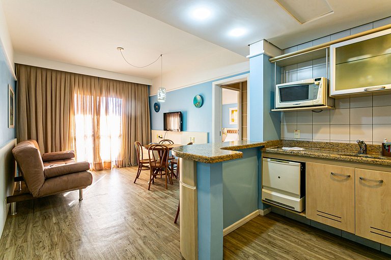 Apartamento en Jurerê mejor resort vista mar JBV242 Seazone