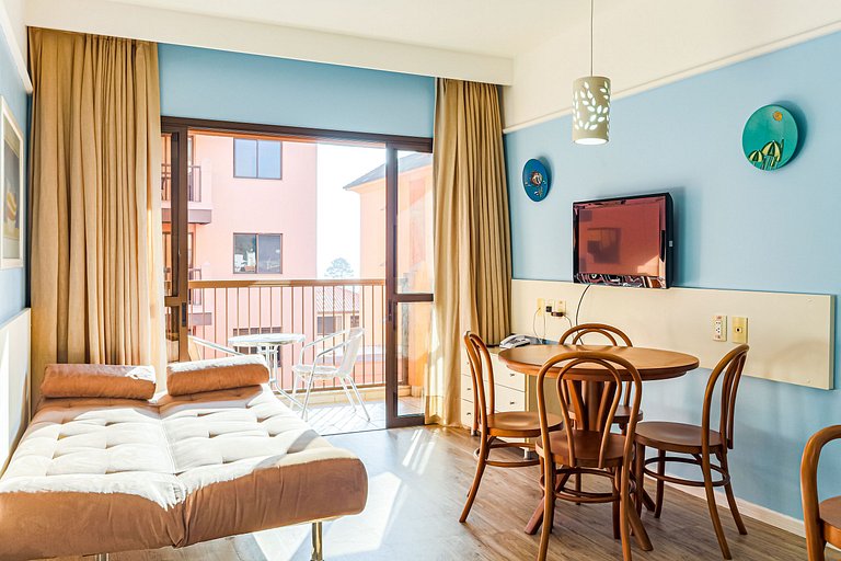 Apartamento em Jurerê melhor resort vista mar JBV242 Seazone