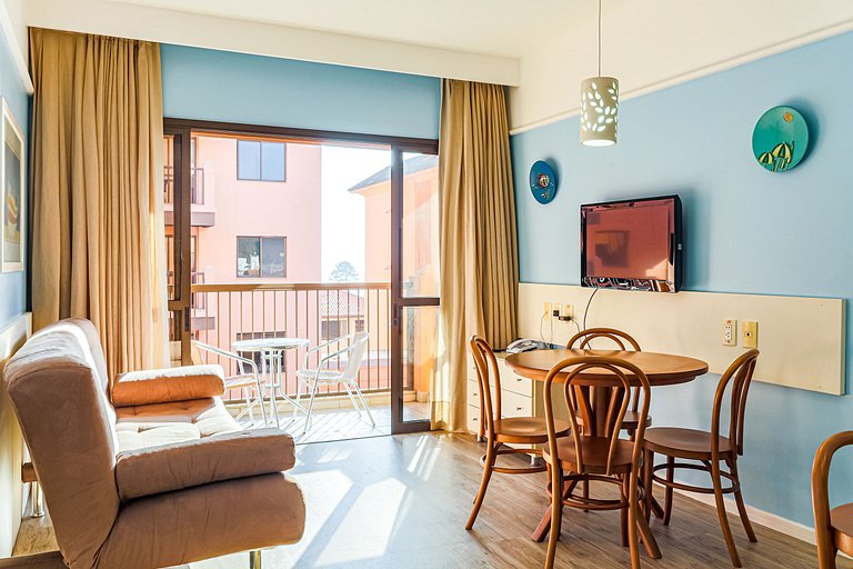 Apartamento en Jurerê mejor resort vista mar JBV242 Seazone