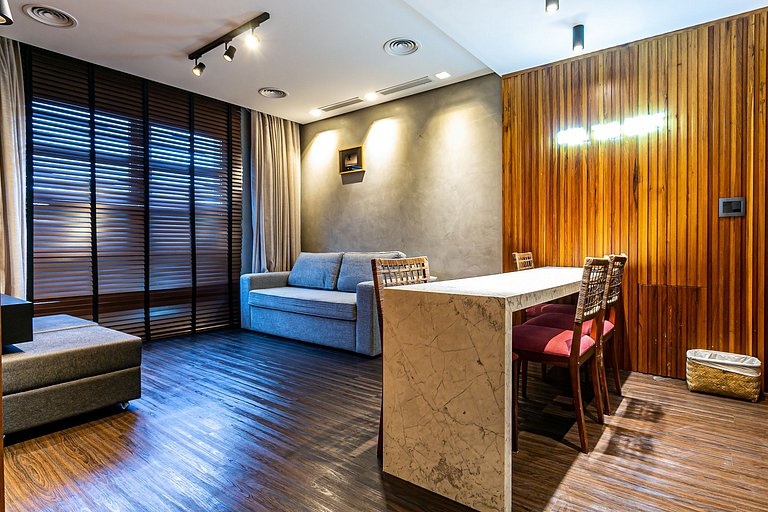 Estudio en Jurerê cobertura en resort de lujo ILC3503Seazone