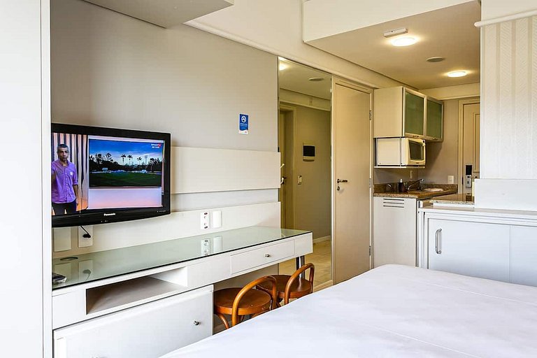 Estudio en Jurerê excelente vista mar resort JBV155 Seazone