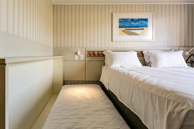 Estudio en Jurerê excelente vista mar resort JBV155 Seazone