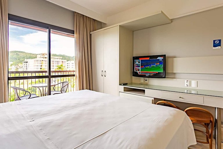 Estudio en Jurerê excelente vista mar resort JBV155 Seazone