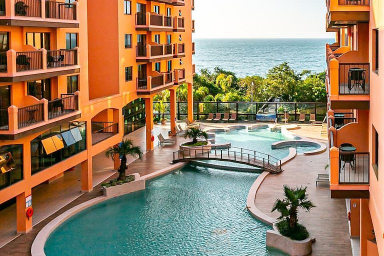 Apartamento em Jurerê melhor resort vista mar JBV242 Seazone