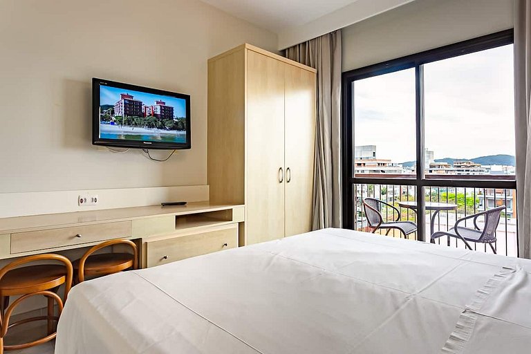 Estudio en Jurerê mejor resort lujo vista mar JBV465 Seazone