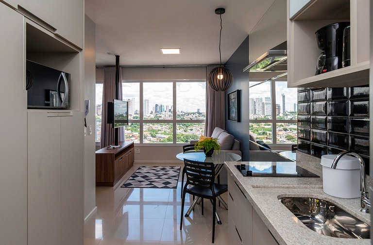 Flat self check-in no Jardim Goiás - MSST1401