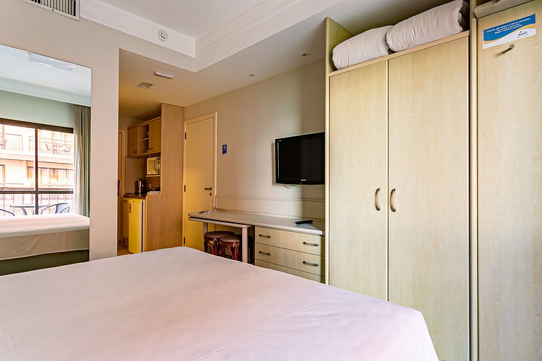 Studio em Jurerê aconchegante em resort luxo JBV115 Seazone