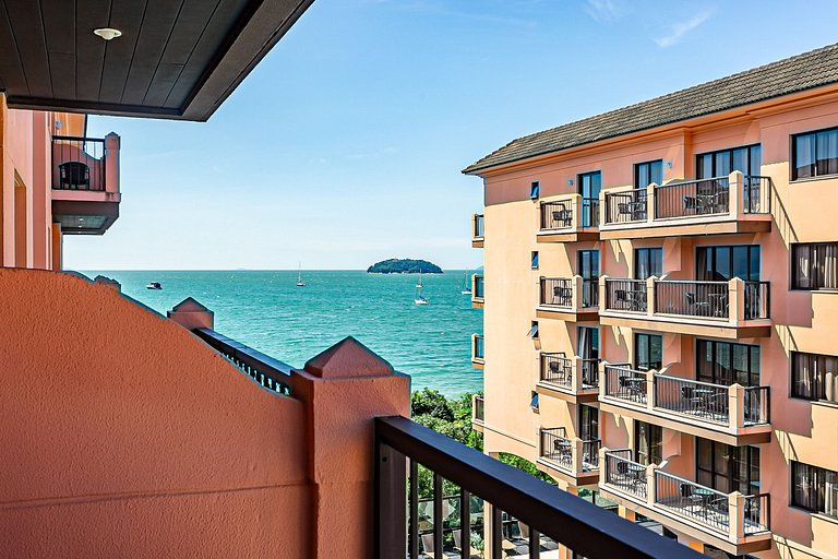 Estudio en Jurerê vista a piscina en resort JBV334 Seazone