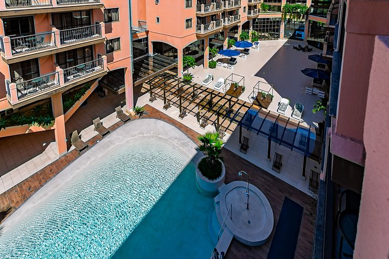 Studio em Jurerê com vista piscina em resort JBV334 Seazone