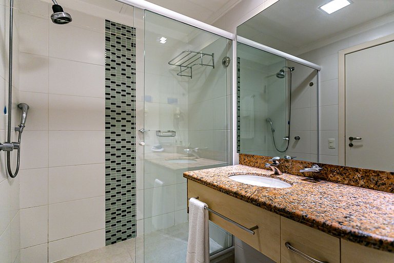 Estudio en Jurerê vista a piscina en resort JBV334 Seazone