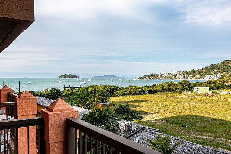 Studio em Jurerê excelente vista mar em resort JBV155Seazone