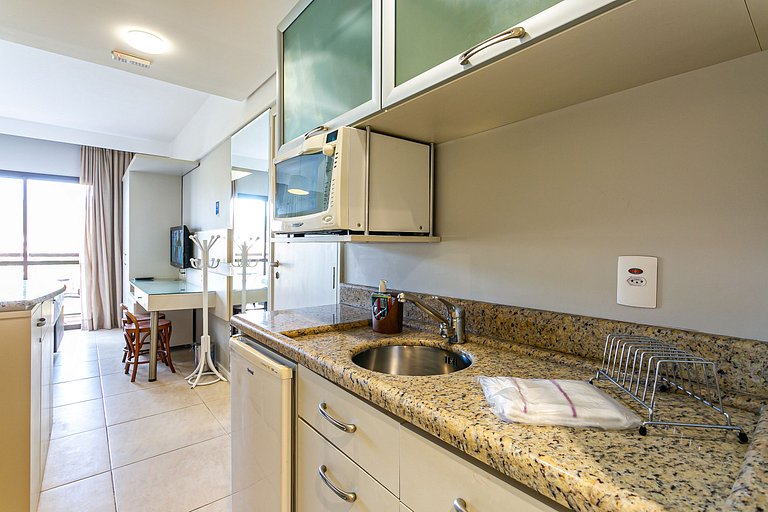 Estudio en Jurerê excelente vista mar resort JBV155 Seazone