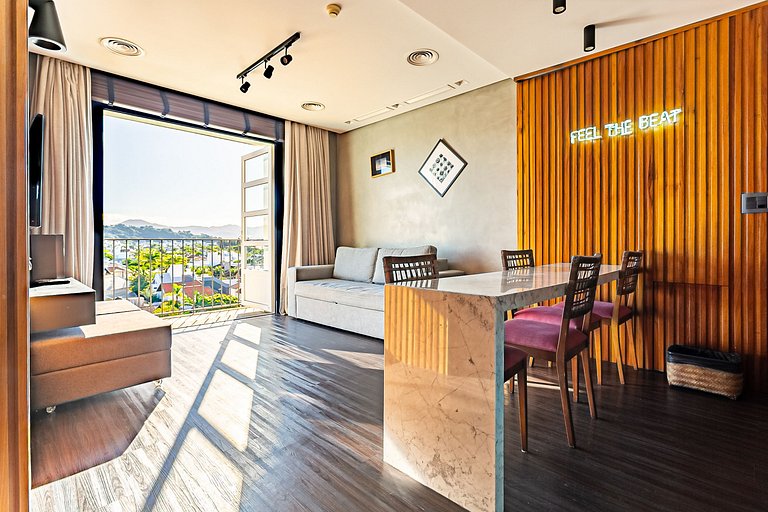 Estudio en Jurerê cobertura en resort de lujo ILC3503Seazone