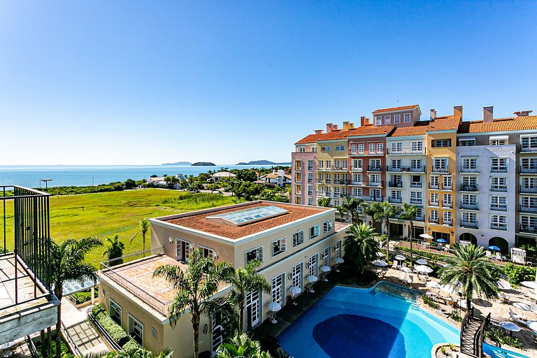 Studio em Jurerê em resort vista para piscinaILC4213Seazone