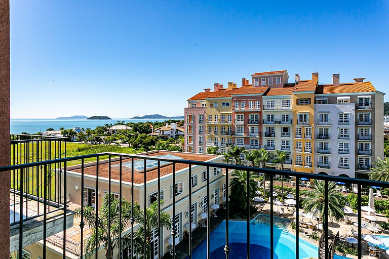 Studio em Jurerê em resort vista para piscinaILC4213Seazone