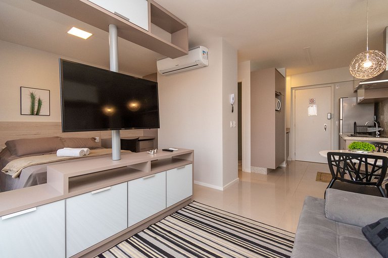 Flat no Ed Metropolitan no Jardim Goiás - MSSO0902