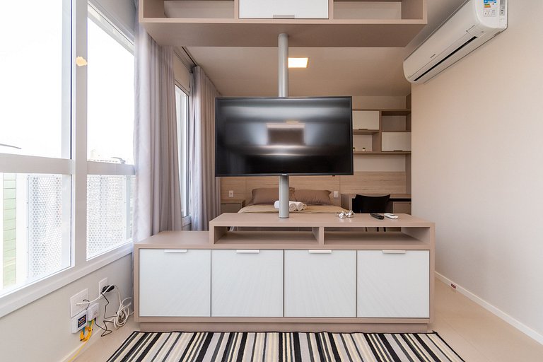 Flat no Ed Metropolitan no Jardim Goiás - MSSO0902