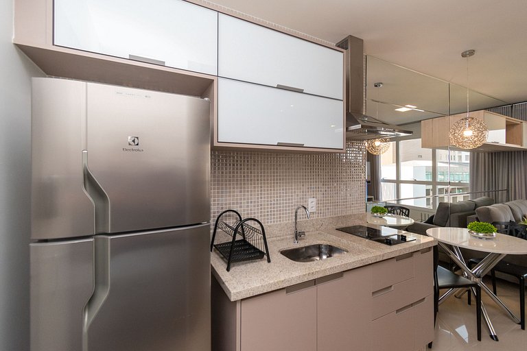 Flat no Ed Metropolitan no Jardim Goiás - MSSO0902