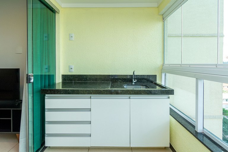 Apto 2Q com varanda, Setor Bueno - PPB0603