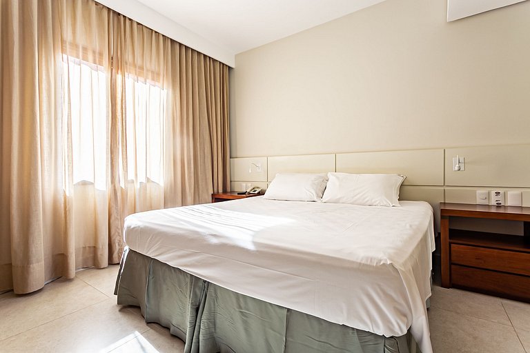 Studio em Jurerê suíte com linda vista resort JBV252 Seazone