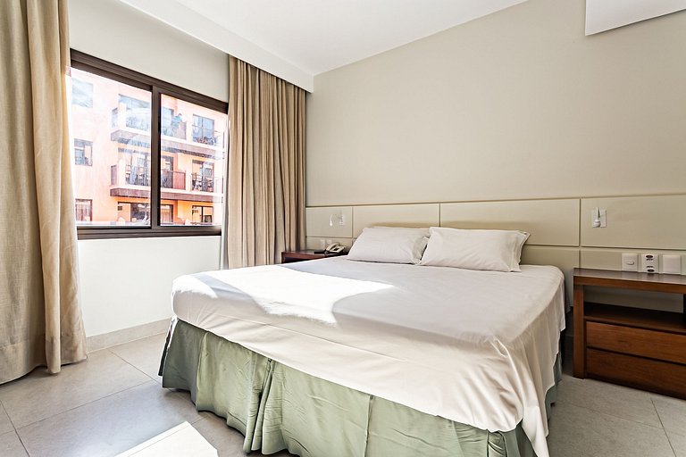 Studio em Jurerê suíte com linda vista resort JBV252 Seazone