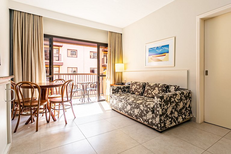 Studio em Jurerê suíte com linda vista resort JBV252 Seazone