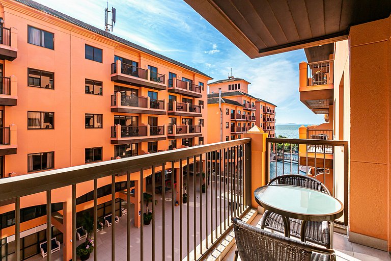 Estudio en Jurerê suite hermosa vista resort JBV252 Seazone