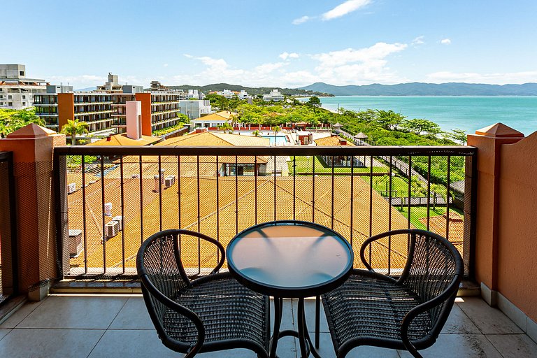 Apartamento em Jurerê melhor suíte vista mar JBV327 Seazone