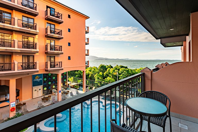 Suíte em Jurerê resort de luxo pé na areia JBV108 Seazone