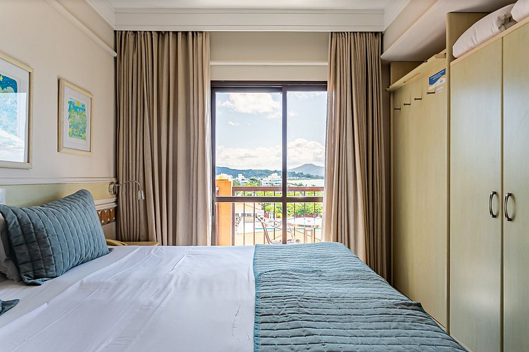 Studio com vista mar em resort na praia JBV433 Seazone