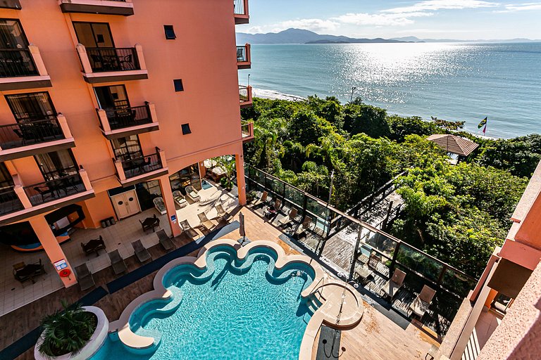 Apartamento com vista para o mar em Jurere JBV306 Seazone