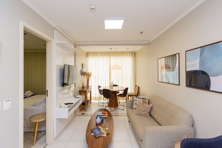 Apto 1Q em cond. completo - Jardim Goiás MBCA0407