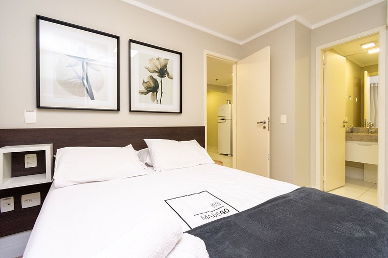 Apto 1Q em cond. completo - Jardim Goiás MBCA0407