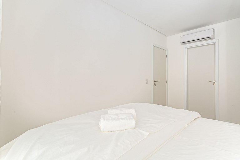 Apto novo c/ churrasqueira a 350m da praia RTG101