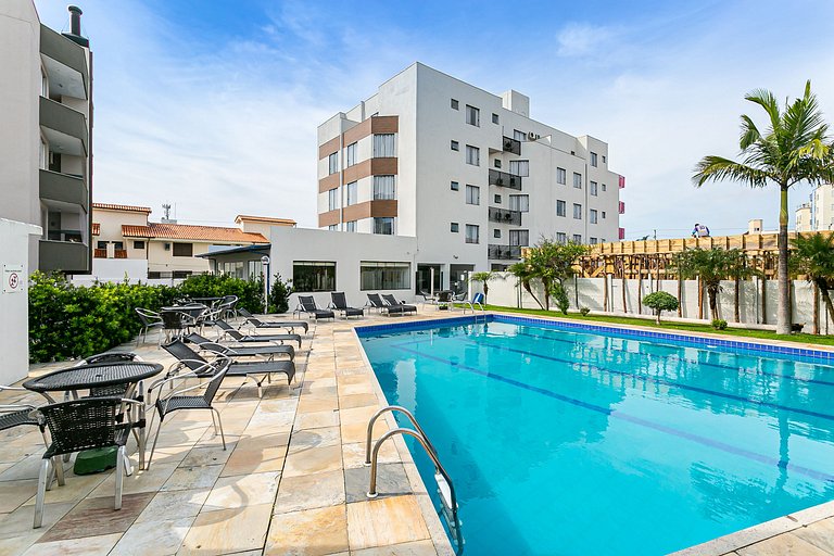 Apto novo a beira da praia dos Ingleses MHR308