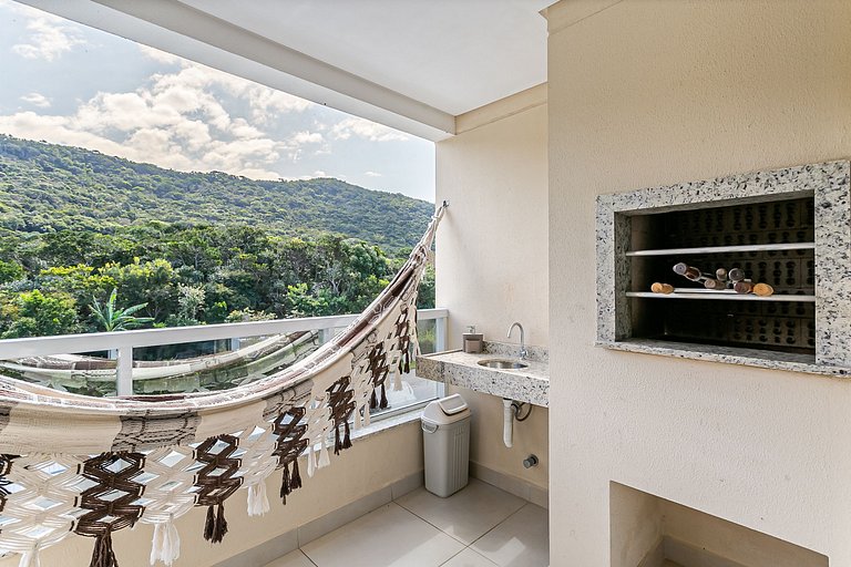 Apto c/churraq a 400m da praia nos Ingleses MDR102