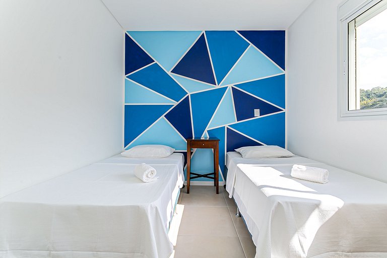 Apto c/churraq a 400m da praia nos Ingleses MDR102