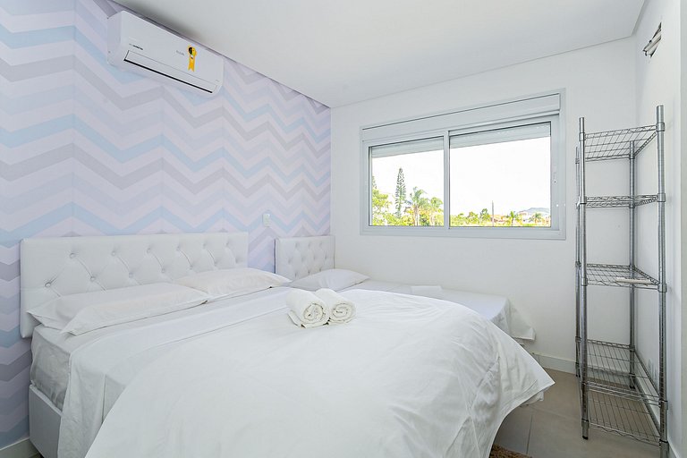 Apto c/churraq a 400m da praia nos Ingleses MDR102