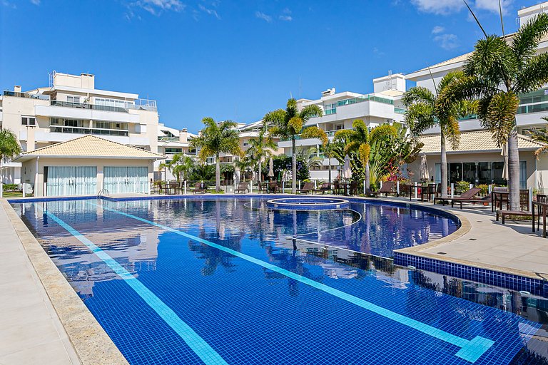 Apto c/churraq a 400m da praia nos Ingleses MDR102