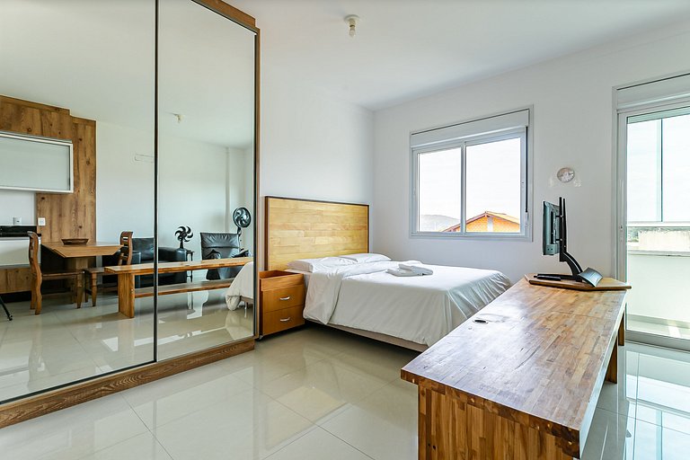 Estudio nuevo a 4 min de la Lagoa da Conceição ECM204