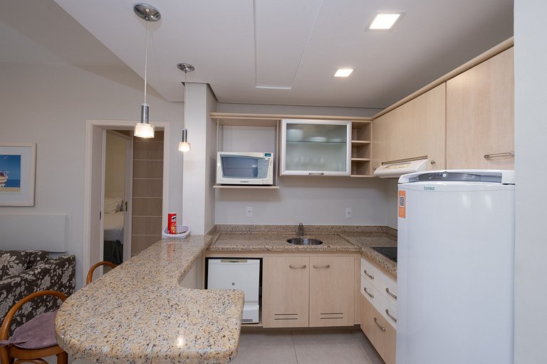 Gran apto c/piscina en resort de lujo en Jurere JBV157