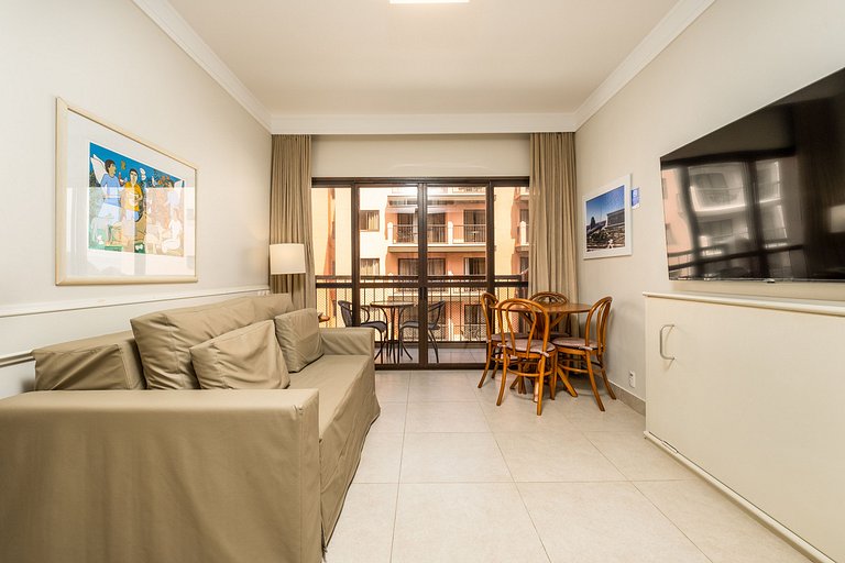 Suíte incrível em resort de luxo c/piscina JBV208