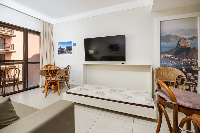 Suíte incrível em resort de luxo c/piscina JBV208