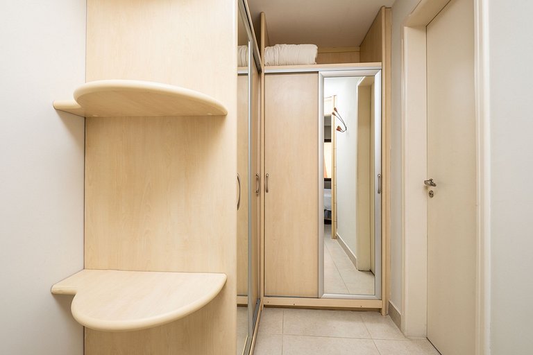 Suíte incrível em resort de luxo c/piscina JBV208