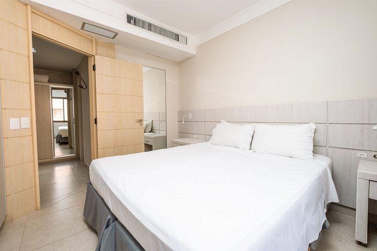 Suíte incrível em resort de luxo c/piscina JBV208